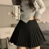 Skirts Pleated Mini Skirts Women Casual High Waist Sexy Cute Autumn Faldas Ropa Mujer Harajuku Solid Preppy Korean Fashion Style Retro