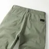 Homens Shorts de Algodão Moda Calças Curtas Retas Juventude Casual Boardshorts Verão Streetwear Roupas Masculinas Bottoms Exército Verde Alta Qulity Bottoms