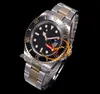 43mm 126603 AR2824 Automatic Mens Watch ARF Sea Deep Two Tone Yellow Gold Ceramics Bezel Black Dial 904L Steel Bracelet Super Edition Same Series Card Puretimewatch