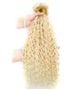 Indian Human Hair Extensions 613 Watergolf 3 Bundels Dubbele Inslagen Blonde Kleur 95100gstuk 1040inch8969484