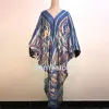 Vêtements dashiki robe imprimé Bohême hijab lowvetidos élégantes musulman abaya bazin robe robe broder riche sexy dame fête maxi plage