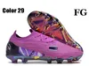 Sac cadeau Chaussures de football montantes pour hommes Phantom GX Elite Link FG Crampons de sol ferme Neymar ACC GT2 Ghost Chaussures de football Entraîneurs d'extérieur Botas De Futbol