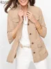 ZANZEA Fashion OL Office Jackets Woman Long Sleeve Buttons Down Outwears Spring Casual Street Coats Elegant Work Jacket 240305