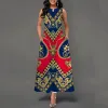 Sukienka 2023 Kobiety Eelgant Bohemia długa sukienka Big Hem Rleeveless Kolorowe motyle wydrukowane szczupłe sukienki impreza Maxi Sundress vestidos