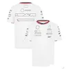 Zestawy wyścigowe odzież motocyklowa 2024 Nowy kombinezon wyścigowy F1 T-shirt Forma One Team Summer Short-Sleeved Shirt Caily Męskie Dostosowanie OTBRF