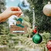 Рождественские украшения, деревянное подарочное дерево, уникальный держатель для денег, тематическое украшение для вечеринки для входа, гостиной, стола, спальни, кабинета