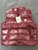 Tasarımcı Erkek Yelek Yelek Soygun Stil Yelek Ceketleri Göğüs İşlemeli Rozet Sıcak Dış Giyim Kış Paltoları Tam Etiketler NFC
