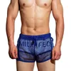 Sous-vêtements masculins caleçons Gay Boxer Homme coupe creuse Sexy hommes sous-vêtements Ropa intérieur Hombre Boxershorts lâche Cueca Masculina 240305