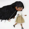 ICY DBS Blyth – poupée articulée 16 bjd, peau super noire, corps articulé, cheveux noirs, jouet de 30cm, 240305