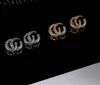 Classic Letter Designer Stud earrings for lady women Party wedding lovers gift engagement luxury jewelry