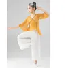 Stage Wear Chinese Style Suit Tops And Pants Children Dance Costumes Girls Classical Qipao Cheongsam Performance