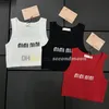 Débardeur jacquard avec lettres pour femmes, haut court de Yoga, gilet d'été à séchage rapide, t-shirt de gymnastique sans manches