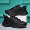 أحذية غير رسمية للرجال للنساء من أجل Black Blue Gray Gai Gai Breatable Record Sports Trainer Color-19 Size 35-41
