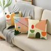 Pillow Morandi Color Creative Abstract Print Pillowcase Homestay Sofa Decoration Cover 40 40cm/45 45cm/50 50cm