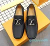 2024 Modell Herren Designer Loafer Schuhe luxuriöse italienische Klassiker Gold Mokassins Kleid Schuhe Schwarz Weiß Echtes Leder Büro Hochzeit Walk Drive Schuhe Größe