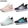 Running Shoes Homens Mulheres Preto Rosa Luz Azul Mens Treinadores Esportes Sapatilhas Tamanho 36-45 GAI Color4