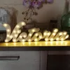 LED Pesonalized Names Wood Signs Custom Name Sign Table Decor Wedding Wooden Letters Baby Nursery Pet 240220