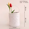 Klassisk kreativ simulering Torkad blomma mynt Pocket Portable Bag Flowerpot Cabas Succulent Bags Vase Flower Micro Landscape Personality