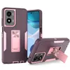 Telefonfodral för Moto G Stylus 5G G 5G G Play 4G 2024 TPU PC 2 i 1 Kickstand Protective Shock -täckning Oppbag