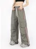 2023 Y2K Streetwear Cargo Pant Casualne sznurki dresowe ścieżki spadochronowe harajuku workowate szerokie joggery nogi spodnie 240301