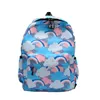 Backpack Fashion Leisure Printing Waterproof Academic Style Book Bag Lightweight Large Capacity Computer Casual