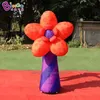 wholesale Customized Outdoor Advertising Inflatable Cartoon Flower Inflation Plants Balloons For Shopping Mall Decoration 6M Height With Air Blower Toys Sports