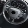 Nowy ABS Włókno Kierownia Dekoracyjna Inner Direction Pokrywa dla Toyota Alphard 40 Series 2023+ Dostęp do samochodu F4M3