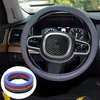 Steering Wheel Covers Car Silicone Cover Elastic Non-Slip For 36-40cm Multi Color Tire Tread Auto Accessories Mini