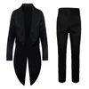 Mens Tuxedo Suits Set Classic Formal Tailcoat 2 PCS Set Men Fashion Party Wedding Prom Clothing Male Jacket Pants 240227