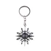 Keychains Arrival Zinc Alloy Material Car Accessory Key Chain Snowflake Keychain Compass Keyring Backpack Pendant Exploration Tool