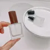 Aufbewahrungsflaschen 10 ml Schraubverschluss Sandgestrahltes Glas Parfümflasche Flüssigkeitsspray Leerer Spender Make-up Feiner Nebel