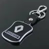 5pcs Lot Yeni Renault Araba Logosu Ana Zincir Metal Ana Zinciri 3D Promosyon Trençer Araç Aksesuarları Keyrings280b