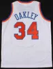 Knick Nate Robinson Patrick Ewing Maillot de basket New John Starks York Phil Jackson Larry Johnson Latrell Sprewell Willis Reed MitchellNess Blanc Bleu Taille S-XXXL