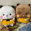 Bubu ve dudu panda peluş peluş sevimli karikatür ayı kawaii bebek doldurulmuş yumuşak yastık oyuncak çocuk için hediyeler anime 240223