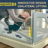 Foldbar baby skyddande lekpen staket säng järnvägsskräck för barn enstaka barriär1.5m1.8m2.0m2.2m anti-fallande sänggräs 240226