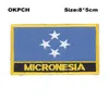 85cm USA Form Mexiko flagga broderi järn på patch PT0121R09435249