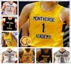 Basket-ball personnalisé Montverde Academ 1 Cade Cunningham 0 Dariq Whitehea 11 Scott Barnes 23 Day039ron Sharpe Hommes Jeunes Enfants High Sc1651936