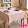 Nappe de Table en coton, couleur tache, lavage sans huile, lin Senior, imperméable, tapis d'hébergement, noir