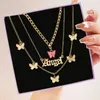 17KM Vintage Gold Multilayered Coin Chain Necklace For Women Men Punk Butterfly Chunky Chain Necklace Party Trendy Jewelry