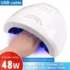 Essiccatori per unghie LED LED LED UV intelligente 48W Manicure Poterapy Lights Gel polacco Strumenti di dispositivo ad asciugatura rapida