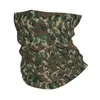 Bandanas Forêt Forêt Camouflage Motif Cache-Cou Hommes Femmes UV Visage Bouclier Hiver Armée Tactique Camo Bandana Écharpe Pour Le Ski