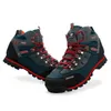 Açık Ayakkabı Sandalet Orijinal Deri Erkek Yürüyüş Ayakkabıları Erkek Yüksek Top Su Geçirmez Dağ Spor Ayakkabıları Açık Tırmanış Spor Ayakkabıları Erkek Off-Road Botları YQ240301