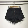 Damesshorts Dames Zomer 5 kleuren Hoge taille Knoopsluiting Gescheurde Street Wear