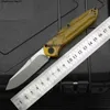 BM Transparent handle 9400 Tactical Pocket Folding Knife Outdoor Camping Safety Defense Pocket Military Knives EDC Tool