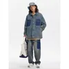 Herenjassen Mannen Harajuku Streetwear Amikaki Mode Losse Casual Vintage Rits Denim Jas Vrouwen Jeans Jas Unisex Bovenkleding