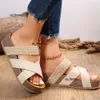 أزياء Flatform Cork Sandals Women Summer 2023 Non Slip Platfor