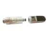 Chrom-Metall-TH205-Zerstäuber, silberne Keramikglas-Vape-Kartuschen, 0,5 ml, 0,8 ml, 1,0 ml, 510 Gewinde, leere Kartuschen