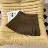 designer Shenzhen Nanyou High end MIU Home Autumn and Winter Sweet and Cool Organ Hundred pleats Anti glare Shorts Design Half Skirt 8064