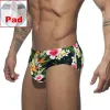 Badmode Push Up Heren Zwemslips Sexy Zwembroek Bikini Badmode Gay Badpak Heren Strandshorts Badpak Desmiit Slips Zwembroek