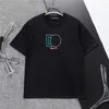 Designer tops Tide Tshirt Chest Letter Laminated Print Short Sleeve High Street Loose Casual T-shirt 100% Pure Cotton Tops 87569